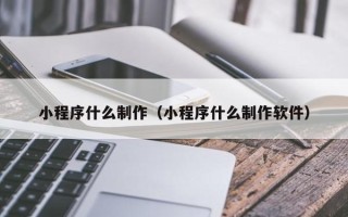 昭通小程序什么制作（小程序什么制作软件）